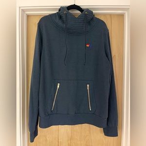 Aviator Nation Ninja Hoodie in Charcoal; size XL